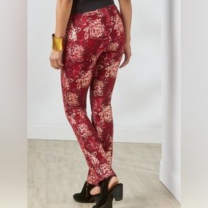 Brand new red gold pants -soft surroundings